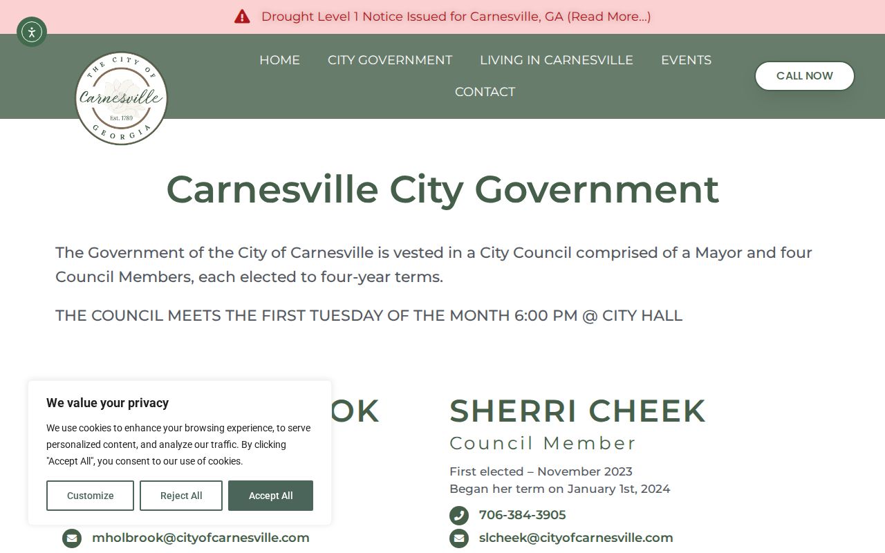 Carnesville court records city government contacts
