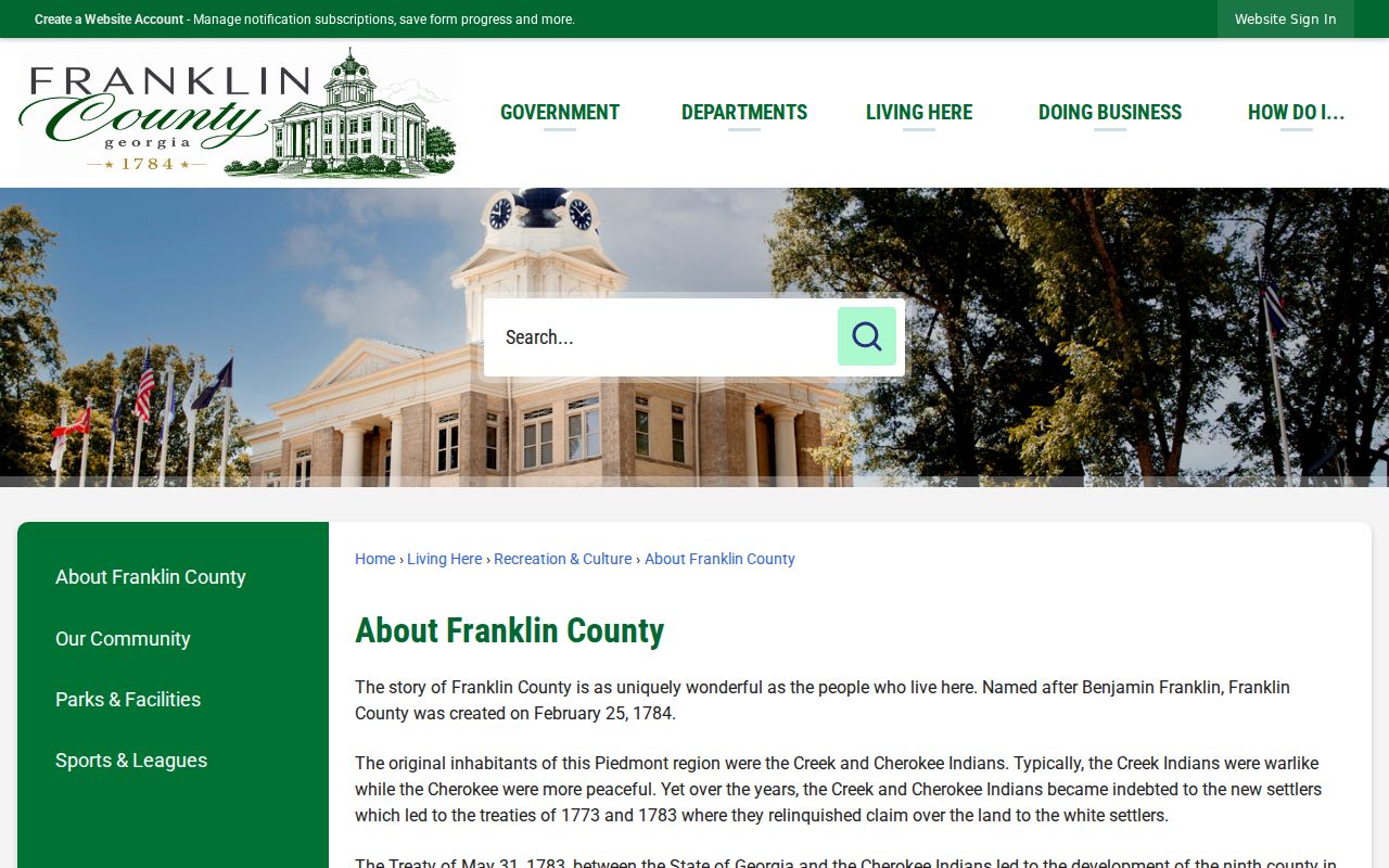 Carnesville court records Franklin County courthouse history