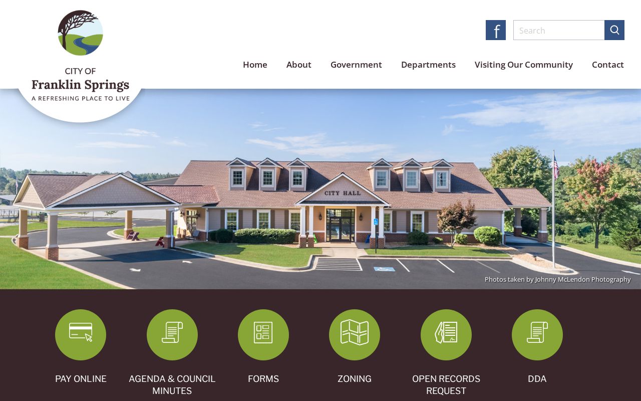 Franklin Springs court records official city website